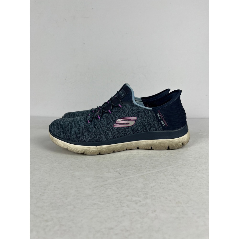 Skechers Slip-Ins Sneakers Women 8 Navy Ultra Flex 3.0 Hands Free Sporty Comfort - Picture 4 of 15